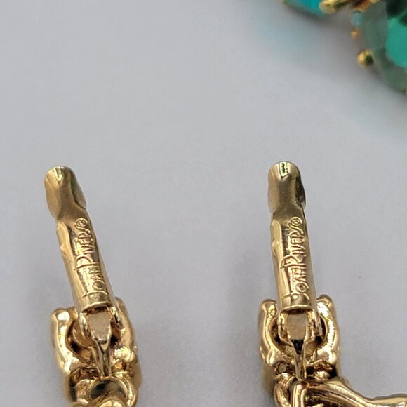 Joan Rivers Collection Turquoise Rhinestone Set - Picture 7 of 10